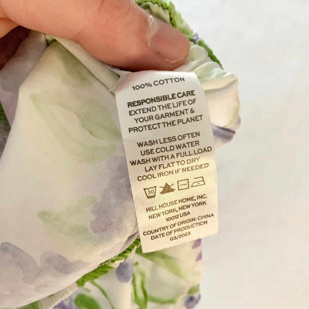Hill House Lilac Floral Diaper Cover Bloomers‎ Womens Size 18-24M White Cotton